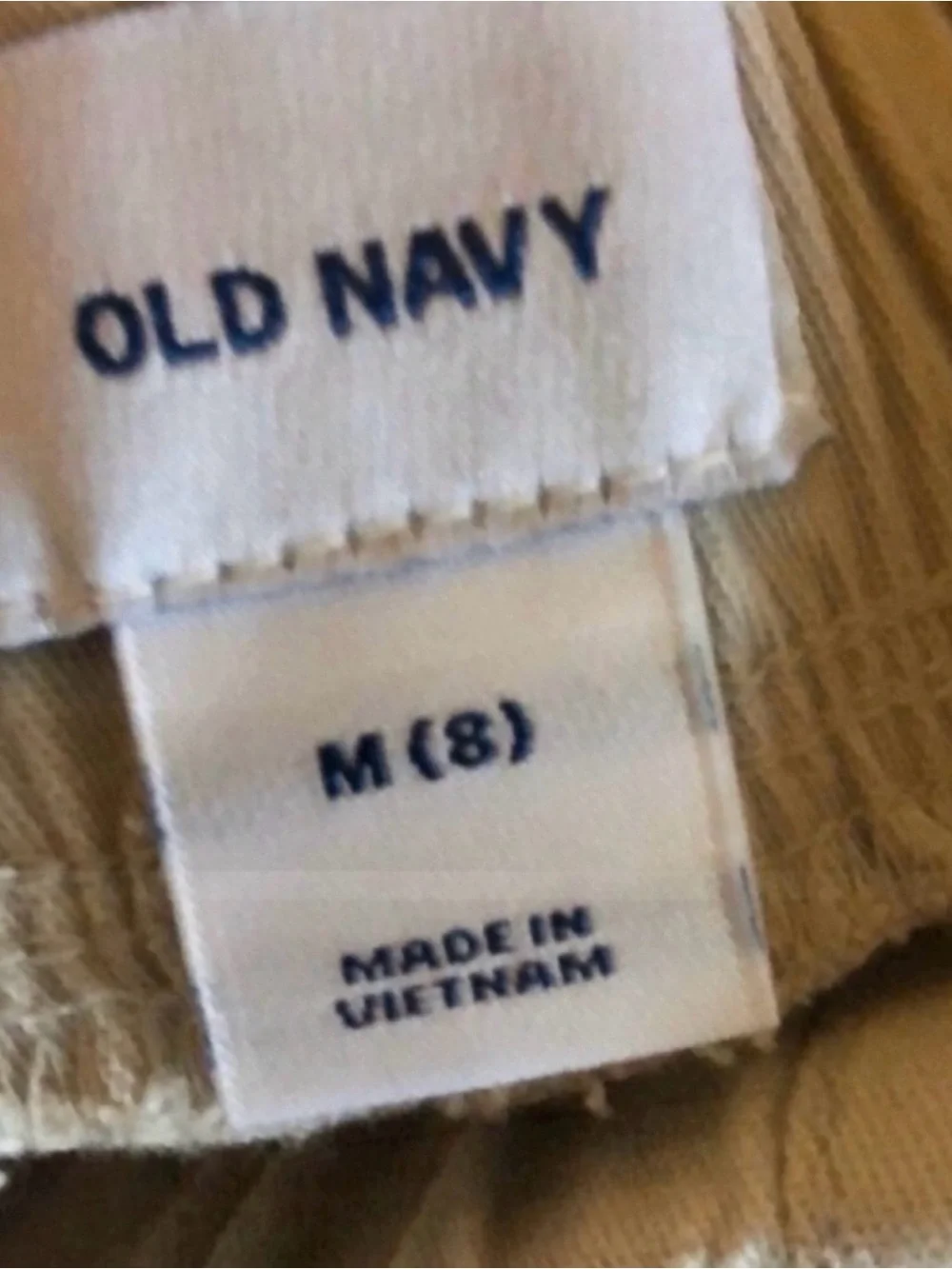 Old Navy Shorts Boys Light Tan Elastic Waist Casual Summer Kids Shorts 8 Medium